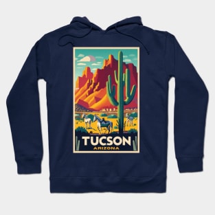 A Vintage Travel Art of Tucson - Arizona - US Hoodie